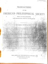 Image of Transactions of the American Philosophical Society : Held at Philadelphia for Promoting Useful Knowledge