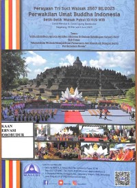 Image of Perayaan tri suci waisak 2567 BE/2023 perwakilan umat buddha indonesia : detik-detik waisak pukul 10.41.19 WIB