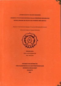 Image of Laporan kegiatan magang mahasiswa deskripsi item studio restorasi Balai Konservasi Borobudur menggunakan Qr reader dan anroid web service