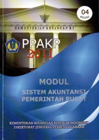 Image of Modul Sistem Akuntansi Pemerintah Pusat