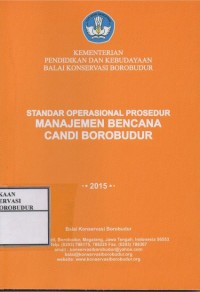 Image of Standar Operasional Prosedur Manajemen Bencana Candi Borobudur