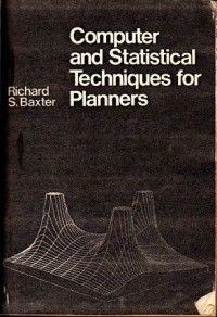 Image of Computer and Statistical Techniques for Planners