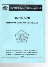 Image of Bahan Ajar Perpajakan Bendahara Pengeluaran