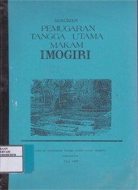 Image of Dokumen Pemugaran Tangga Utama Makam Imogiri