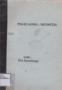 Image of Prasejarah Indonesia
