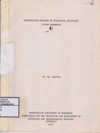 Image of Conservation Measures Of Historical Buildings/Living Monuments
