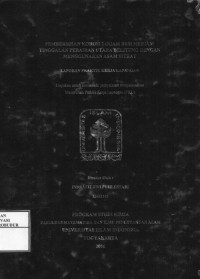 Image of Pembersihan korosi logam besi meriam tinggalan perairan utara belitung dengan menggunakan asam sitrat