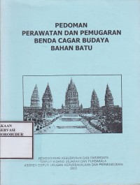 Image of Pedoman Perawatan dan Pemugaran Benda Cagar Budaya Bahan Batu