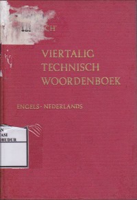 Image of Ten Bosch Viertalig Technisch Woordenboek Engels - Nederlands