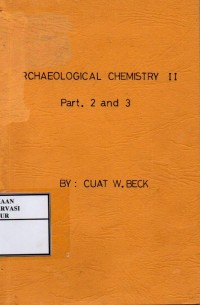 Image of Archaeological Chemistry II