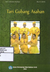 Image of Tari gubang asahan : No.51/2016