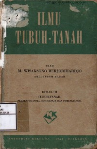 Image of Ilmu Tubuh - Tanah Djilid III