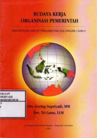 Image of Budaya Kerja Organisasi Pemerintah