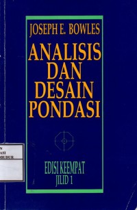 Image of Analisis Dan Desain Pondasi Jilid 1