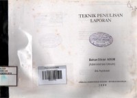 Image of Teknik Penulisan Laporan