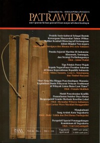 Image of Patrawidya Vol.19 No.1 April 2018 : Praktik sosio-kultural sebagai bentuk kewargaan masyarakat tahun 1950an:melihat kembali historiografi kebangsaan dalam bingkai non-negara, Pusaka sejarah maritim di Indonesia:khasanah, tantangan, dan strategi perlindungannya, Tiga pelukis potret wajah kepala negarapasca presiden Sukarno di Istana Kepresidenan Republik Indonesia, 