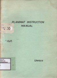 Image of Planimat Instruction Manual