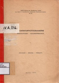 Image of Architekturphotogrammetrie