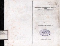 Image of Lembaga Perwakilan Rakyat dan Lembaga Kepresidenan : Bagian Dari Hukum Tata Negara