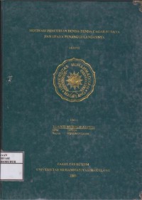 Image of Motivasi Pencurian Benda - Benda Cagar Budaya dan Upaya Penanggulangannya