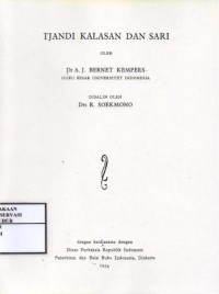 Image of Tjandi Kalasan dan Sari