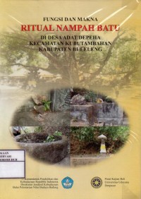 Image of Fungsi dan Makna Ritual Nampah Batu Di Desa Adat Depeha Kecamatan Kubutambahan Kabupaten Buleleng