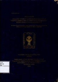 Image of Analisis tingkat kenyamanan iklim dan termal berdasarkan temperatur humidity index (THI) di Candi Borobudur