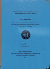 Image of Studi keanekaragaman kapang pada proses biodeteriosasi batuan Candi Mendut