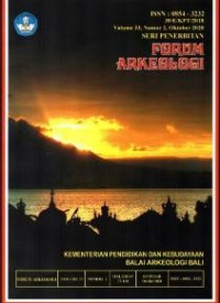 Image of Forum arkeologi Vol.33 Nomor 2 Oktober 2020 : Perkembangan analisis fitolit dan penerapannya dalam arekologi di Indonesia, Konteks penguburan kompleks makam kuno sutan nasinok harahap, Candi gunung kawi tampaksiring tempat pendidikan agama pada masa bali kuno, Sebaran keramik asing pada masa sriwijaya (abad ke-7-13 masehi di pesisir timur sumatera bagian selatan, Mencari naga di pulau dewata kajian feng shui pada beberapa kelenteng abad XIX, Merajut pluralisme di desa lingsar kecamatan lingsar lombok barat nusa tenggara barat