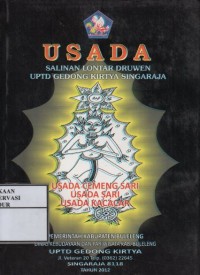 Image of Usada : Salinan lontar druwen UPTD Gedong Kirtya Singaraja Usada Cemeng Sari Usada Sari Usada Kacacar