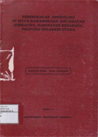 Image of Peninggalan arkeologi di situs kawangkoan, kecamatan airmadidi, kabupaten minahasa, propinsi sulawesi utara