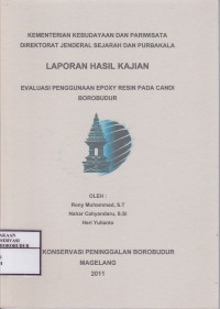 Image of Evaluasi Penggunaan Epoxy Resin pada Candi Borobudur
