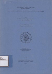 Image of Pelestarian Bangunan Candi Berbahan Batu (Kasus Candi Plaosan Lor Utama Utara, Candi Induk Sewu, dan Candi Kedulan)
