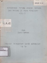 Image of Konservasi Patung Arjuna Mertapa dan Patung Di Pura Penulisan Vol.I