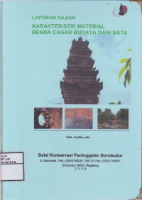 Image of Laporan Kajian Karakteristik Material Benda Cagar Budaya dari Bata