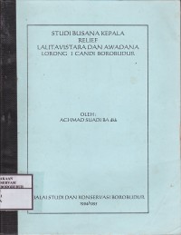 Image of Studi Busana Kepala Relief Lalitavistara dan Awadana