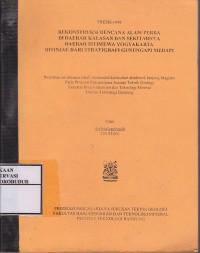 Image of Rekonstruksi Bencana Alam Purba Di Daerah Kalasan dan Sekitarnya Daerah Istimewa Yogyakarta Ditinjau Dari Stratigrafi Gunungapi Merapi