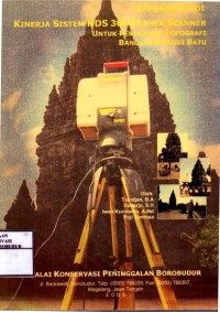 Image of Kinerja Sistem HDS 3000 Laser Scanner untuk Perekaman Topografi Bangunan Candi Batu