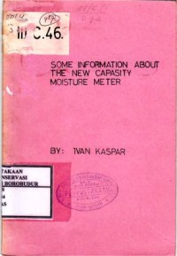 Image of Some Information About The New capasity Moisture Meter