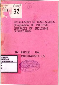 Image of Calculation of Condensation (Evaporation) of Internal Surfaces of Enclosing Structures