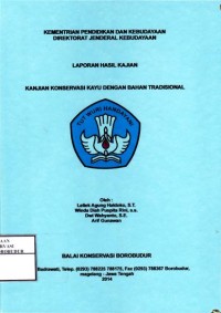 Image of Kajian Konservasi Kayu dengan Bahan Tradisional