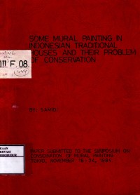 Image of Some Mural Painting In Indonesian Traditional Houses and Their Problem of Conservation