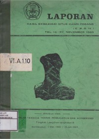 Image of Laporan Hasil Ekskavasi Situs Candi Bogang ( C,B,G,IV )