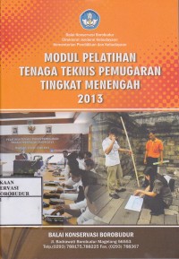 Image of Modul Pelatihan Tenaga Teknis Pemugaran Tingkat Menengah 2013