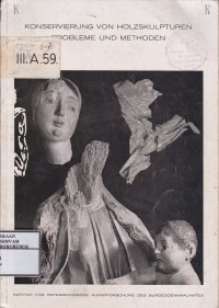 Image of Konservierung Von Holzskulpturen Probleme Und Methoden