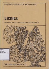 Image of Lithics Macroscopic Approaches to Analysis