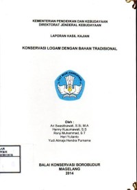 Image of Konservasi logam dengan bahan tradisional